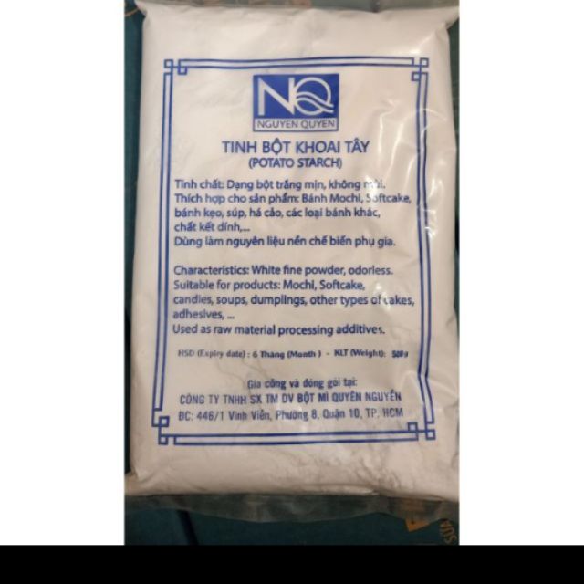 Tinh bột khoai tây 500g
