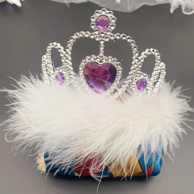 Vương Miện Công Chúa Đính Lông Vũ