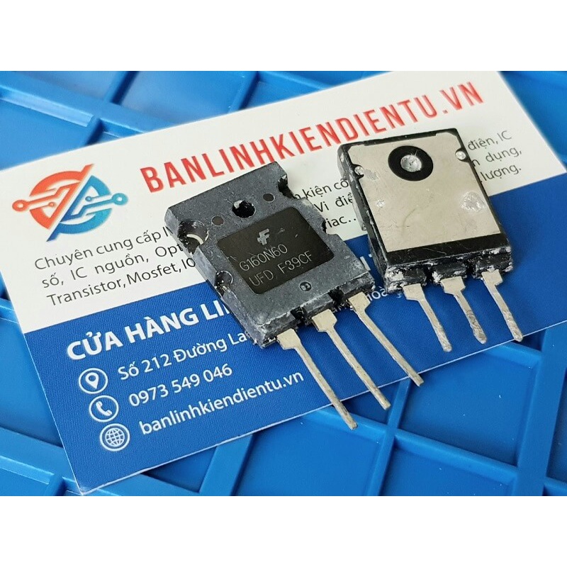 G160N60 G160N60UF 160N60 IGBT 160A/600V TO-3P Tháo Máy