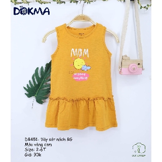 Váy sát nách bé gái Dokma (2-6 tuổi)