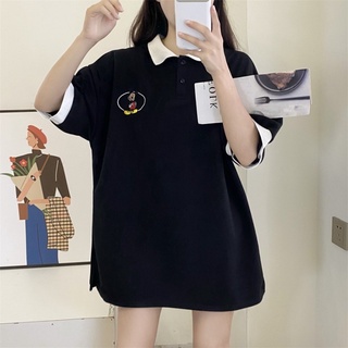Áo Polo Mickey Phom Rộng