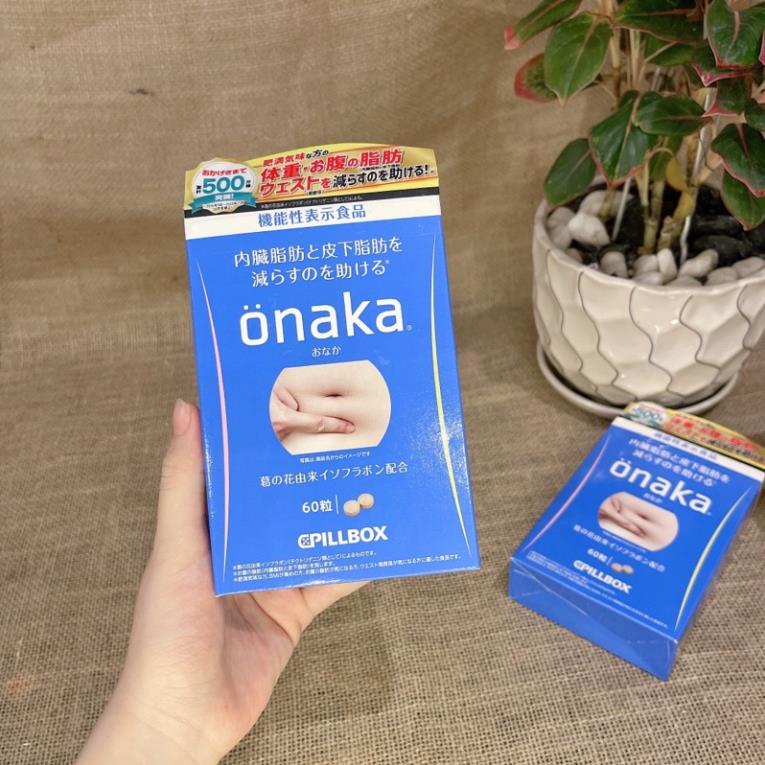 Viên Uống Giảm Mỡ Bụng Onaka Pillbox [CHÍNH HÃNG] Nhật Bản 60 viên