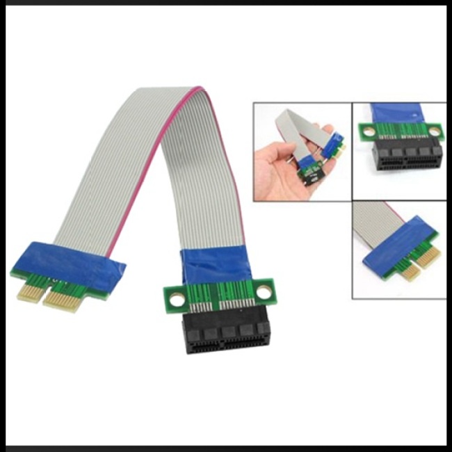 Card Mở Rộng PCI Expres x1 PCI E Kèm Dây Cáp