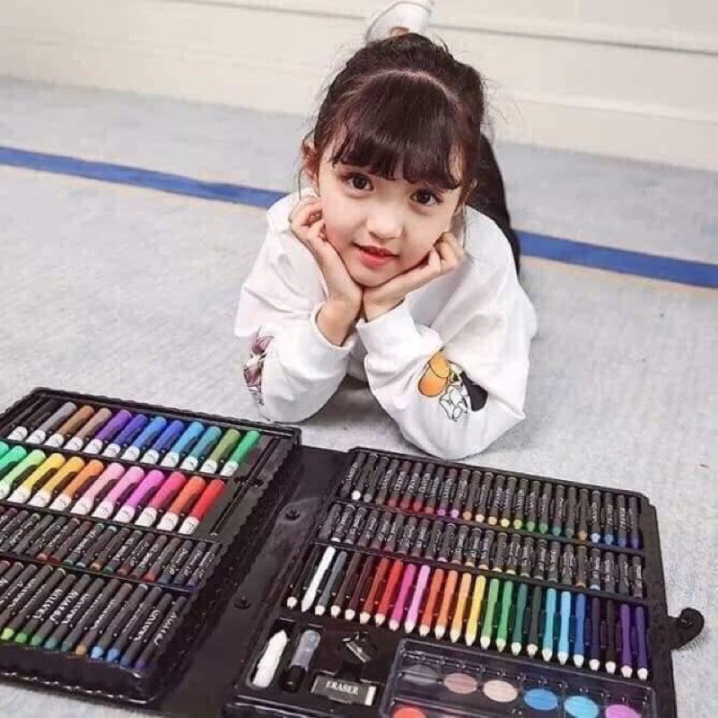 HỘP MÀU 150 CHI TIẾT CHO BÉ✏️✏️