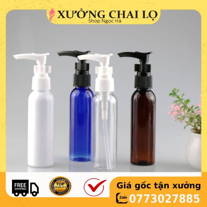 Chai Chiết Mĩ Phẩm ❤ GIÁ RẺ NHẤT ❤ [20ml,30ml,50ml,100ml] Chai nhựa pet vòi nhấn sữa tắm chiết mỹ phẩm .