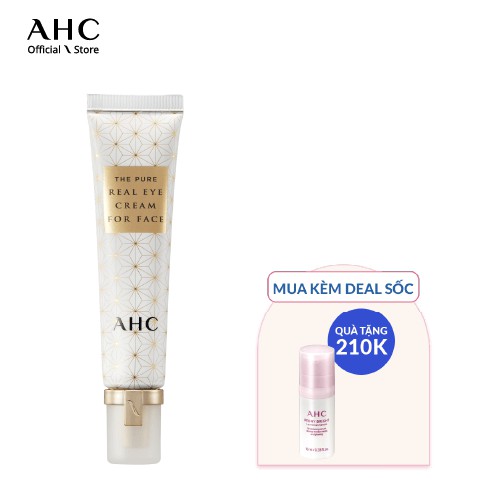 Kem Mắt Chống Lão Hóa Cho Mắt Và Mặt AHC The Pure Real Eye Cream For Face (30ml)