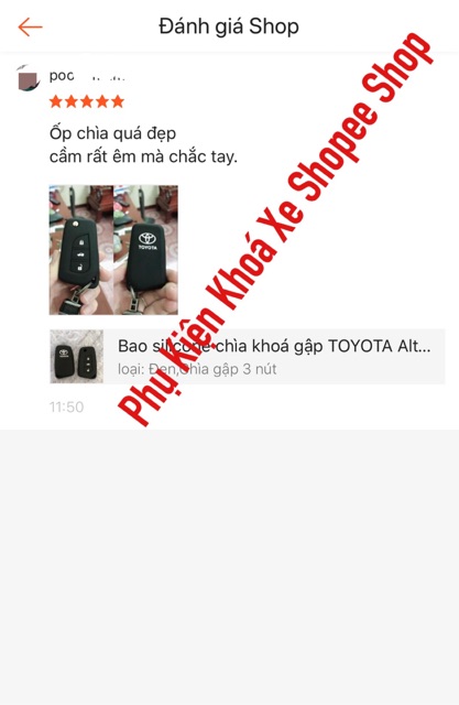 Bao silicone chìa khoá gập TOYOTA Altis Fortuner 3 nút