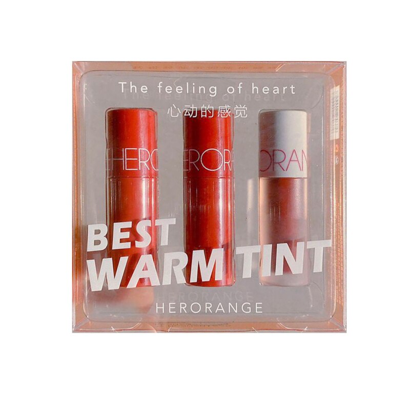 [Hàng mới về] Bộ son môi dạng lỏng HERORANGE tiện dụng