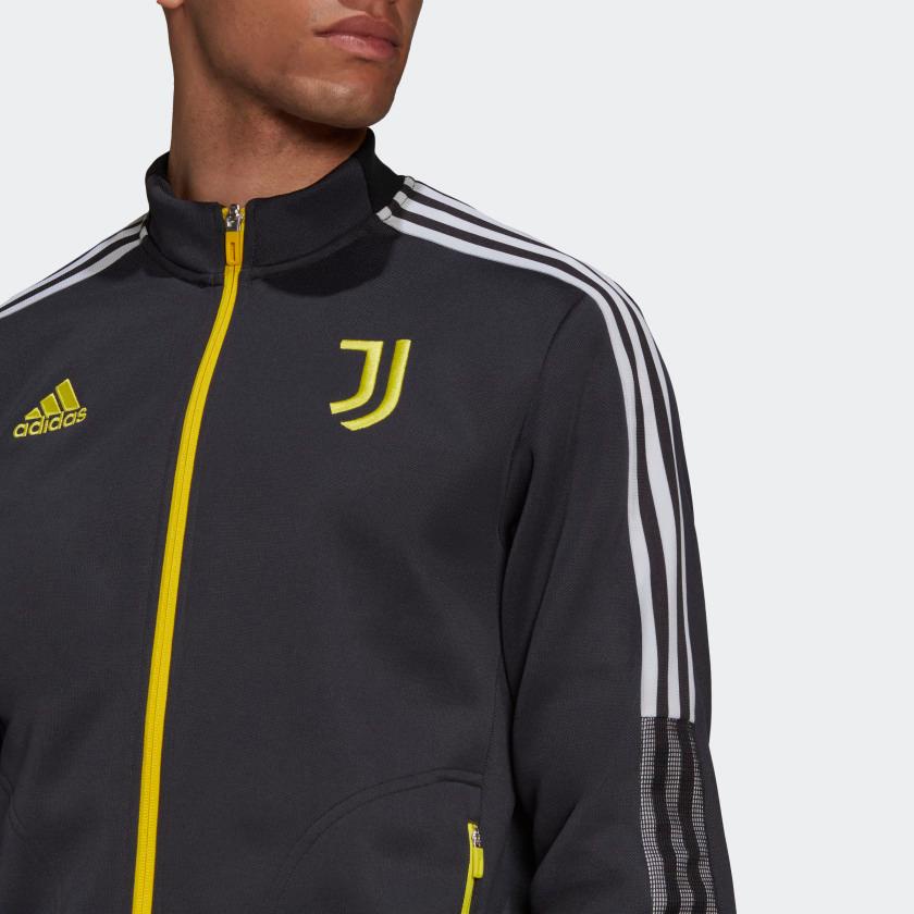 Áo Thể Thao Màu Đen-Adidas Juventus Tiro Anthem Jacket - Grey - GR2916-Sumoauthentic