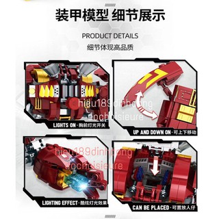 Lắp ráp xếp hình 85007 : Bộ giáp Hulkbuster