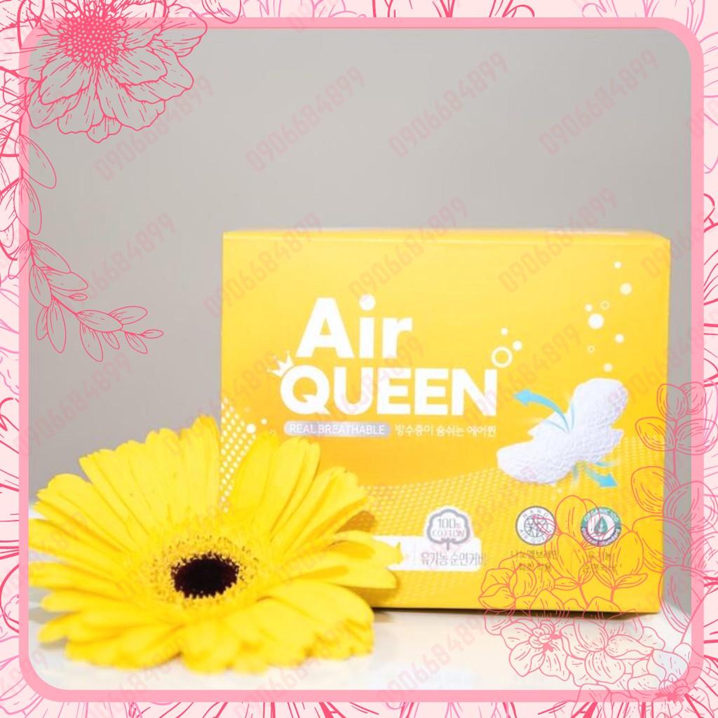 Băng Vệ Sinh Siêu Mỏng Air Queen 🌸 Nhập khẩu Hàn Quốc 🌸