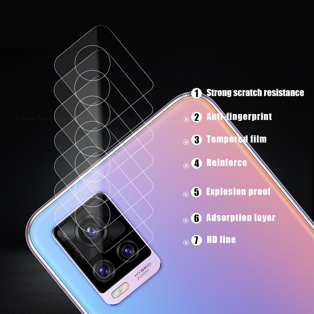 Toàn Bộ Kính Cường Lực 3D Bảo Vệ Ống Kính Máy Ảnh Cho Vivo T1x T1 V25 V25e V23 V23e V19 V20 Pro