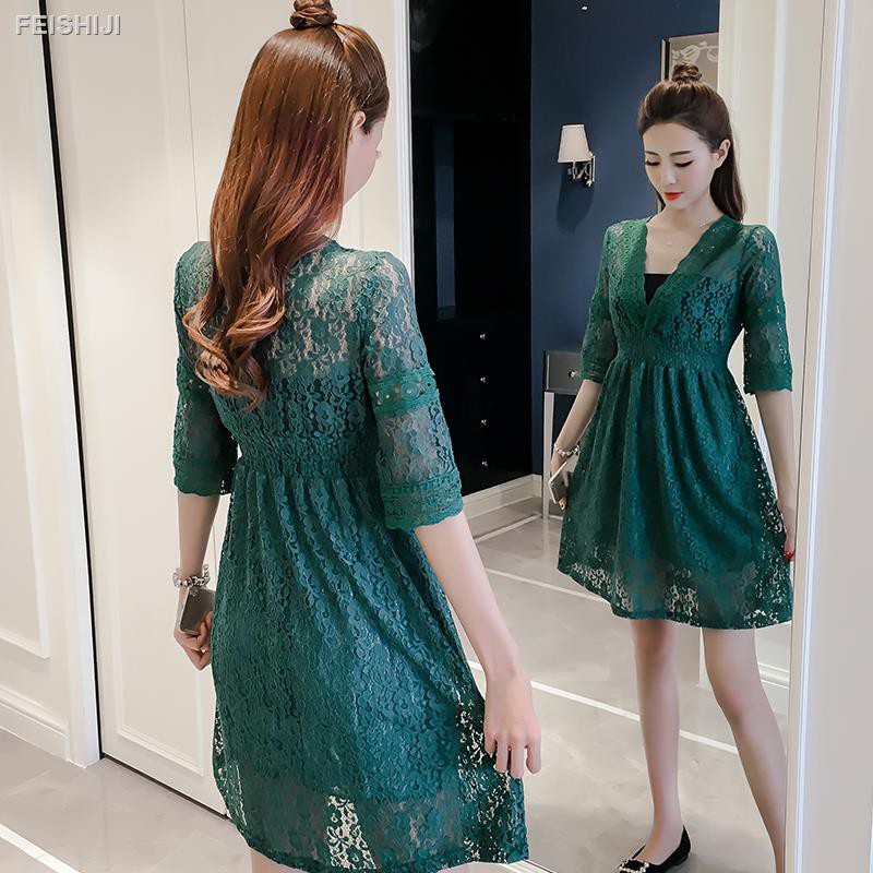 Đầm Ren Tay Lửng Phong Cách Hàn Quốc 2021 Cho Nữ | BigBuy360 - bigbuy360.vn