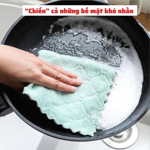 Khăn lau siêu thấm đa năng lau tay lau bếp hai mặt cao cấp siêu mềm mại dễ sử dụng cho mọi căn bếp và các bà nội trợ