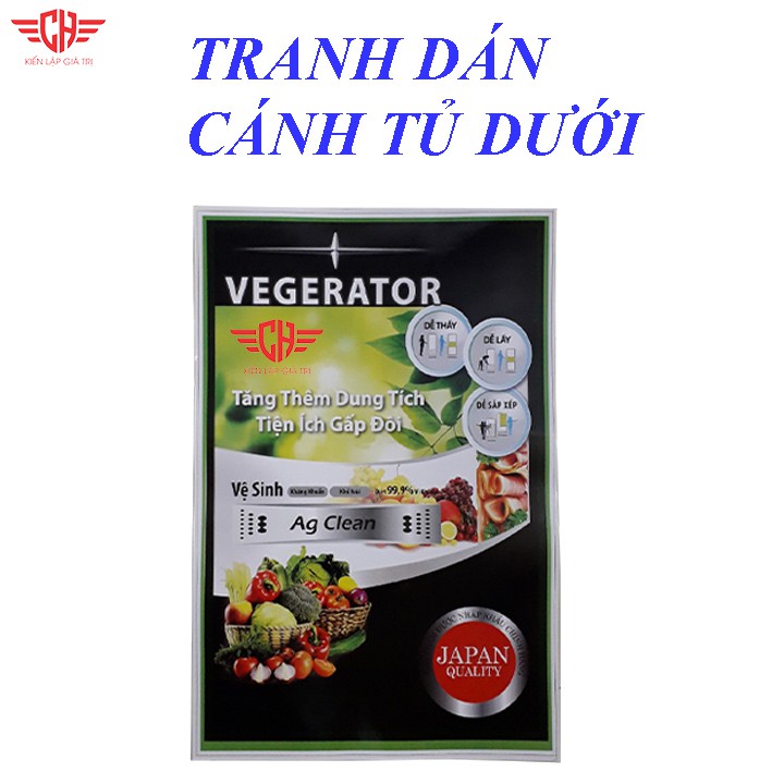 Tem dán tủ lạnh pana khổng lồ mẫu 2