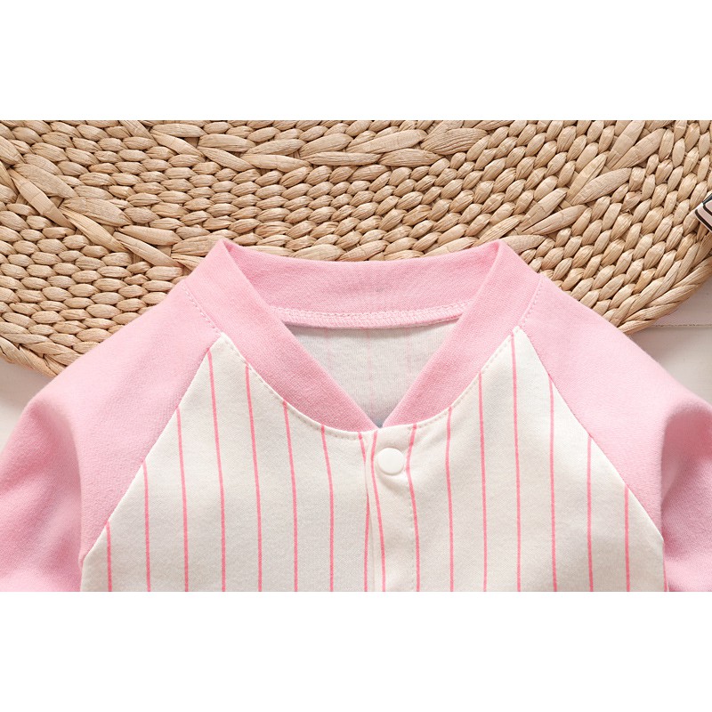 Bodysuit body cotton dài tay cho bé trai bé gái hàng quảng châu