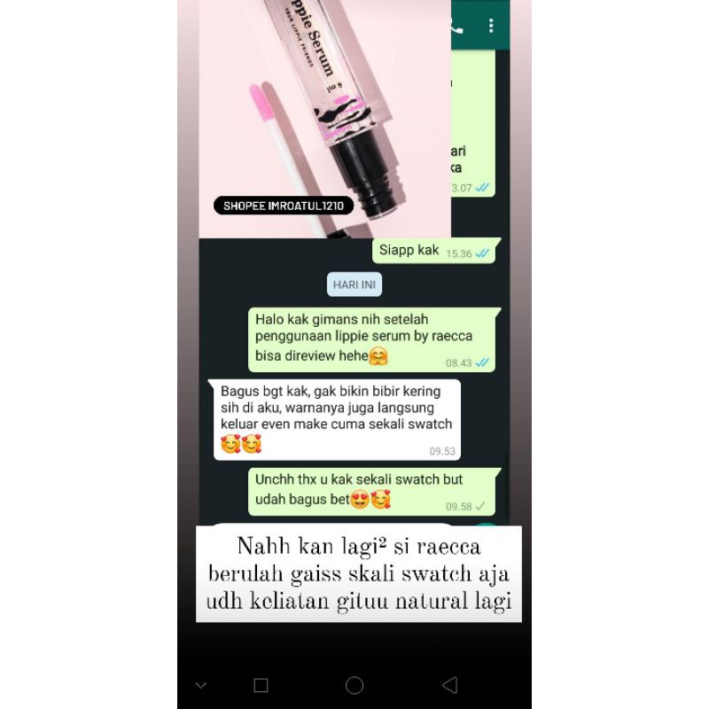 (hàng Mới Về) Serum Dưỡng Môi Lippie By Raecca | BigBuy360 - bigbuy360.vn