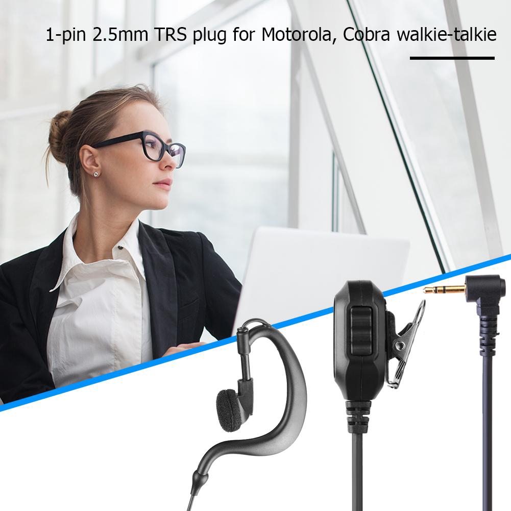 Tai Nghe Chữ G 2.5mm 1pin Có Mic Cho Motorola Cobra Radio