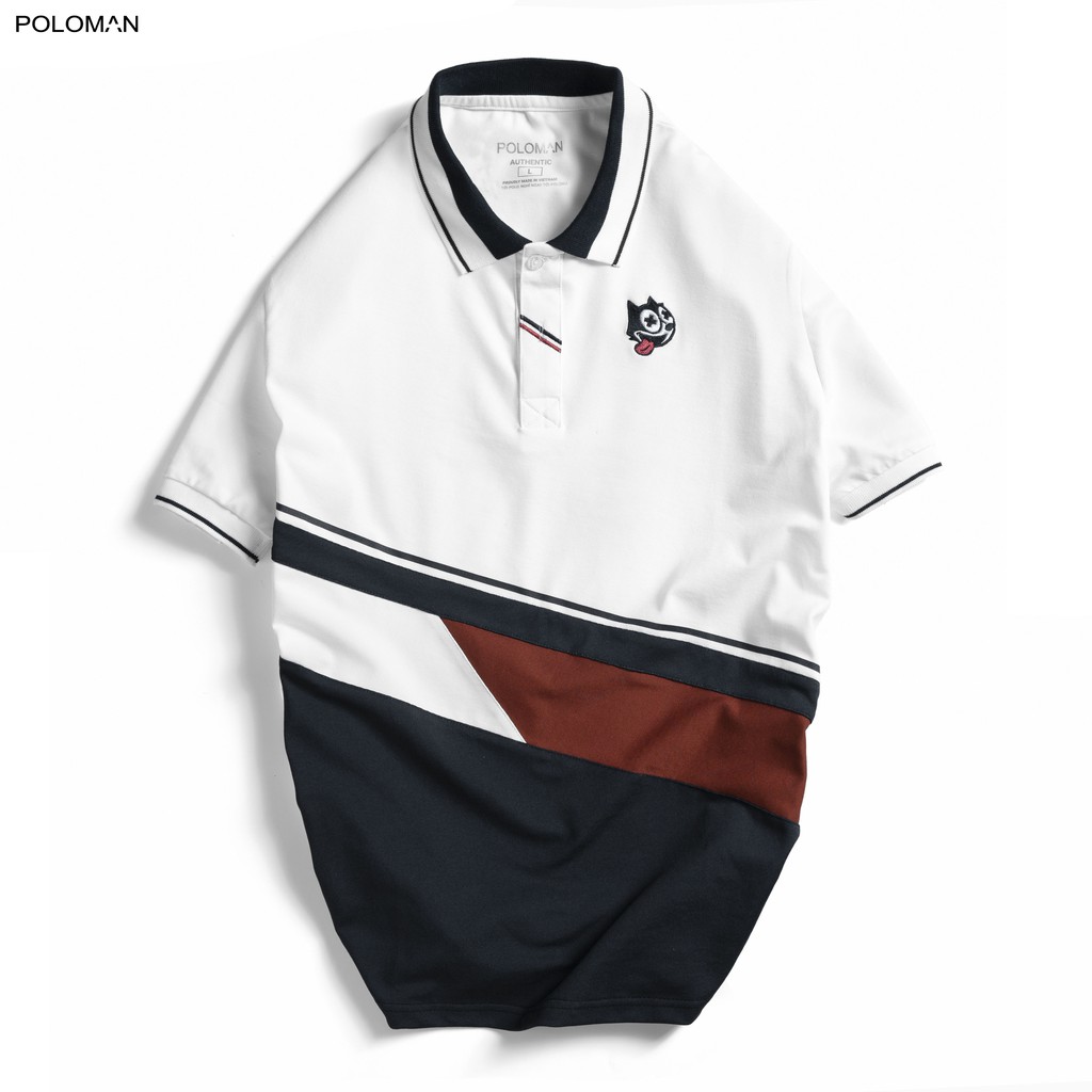 Áo Polo nam cổ bẻ phối CINO vải cá sấu Cotton xuất xịn,chuẩn form, sang trọng - thanh lịch - POLOMAN | BigBuy360 - bigbuy360.vn