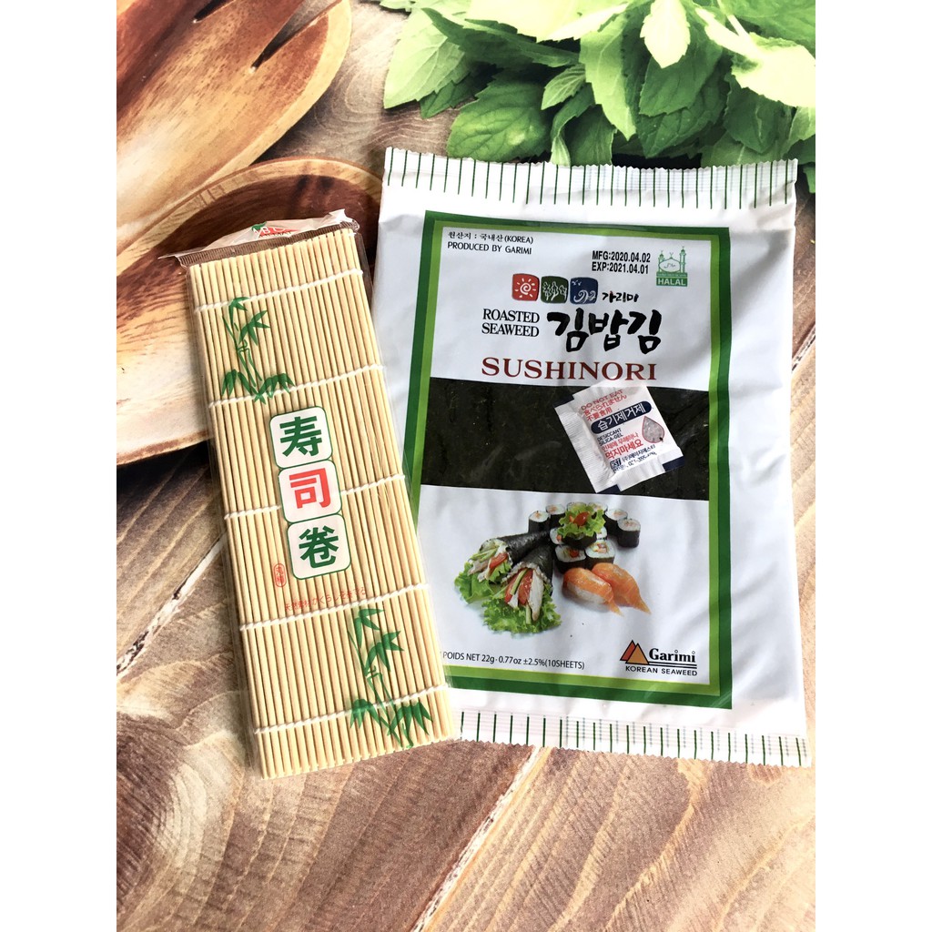 Combo Rong biển lá kim & Màng tre
