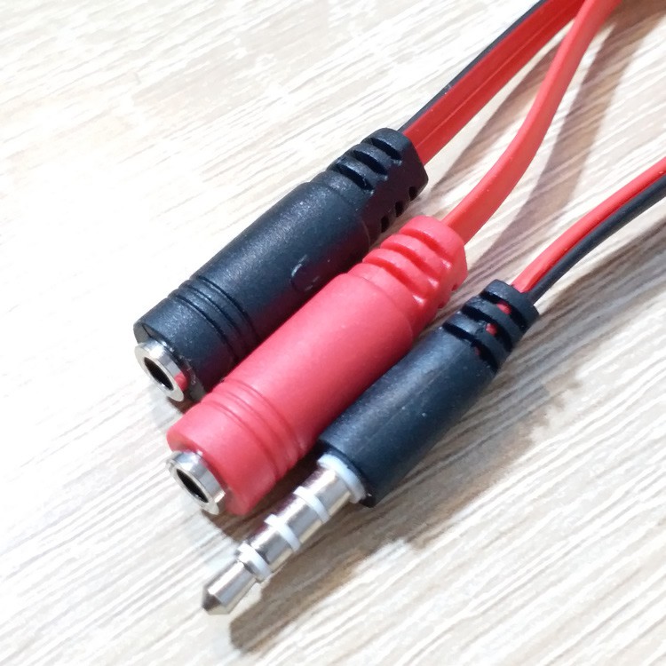 Cable cáp chia ra nghe và nói dùng cho laptop