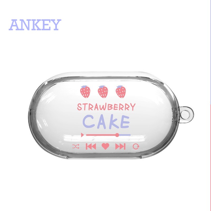 Samsung Galaxy Buds Live / Buds + Plus Vỏ hộp tai nghe không dây trong suốt từ silicon có móc treo dành cho 2020