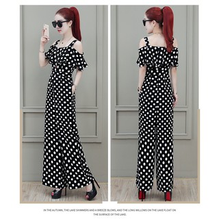 ❣️FREESHIP❣️JUMPSUIT CHẤM BI SANG CHẢNH
