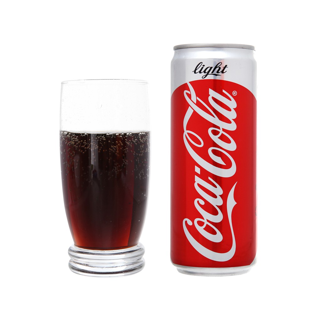 6 lon Coca Cola 330ml không đường