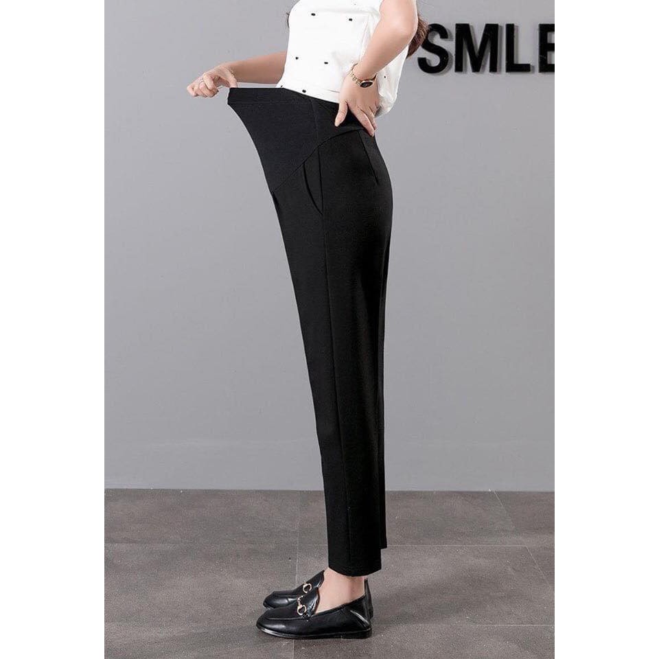 Quần bầu BAGGY bigsize 40-100kg dáng công sở chất umi co giãn nhẹ, vải đanh mặt lì không bám bụi, túi rộng