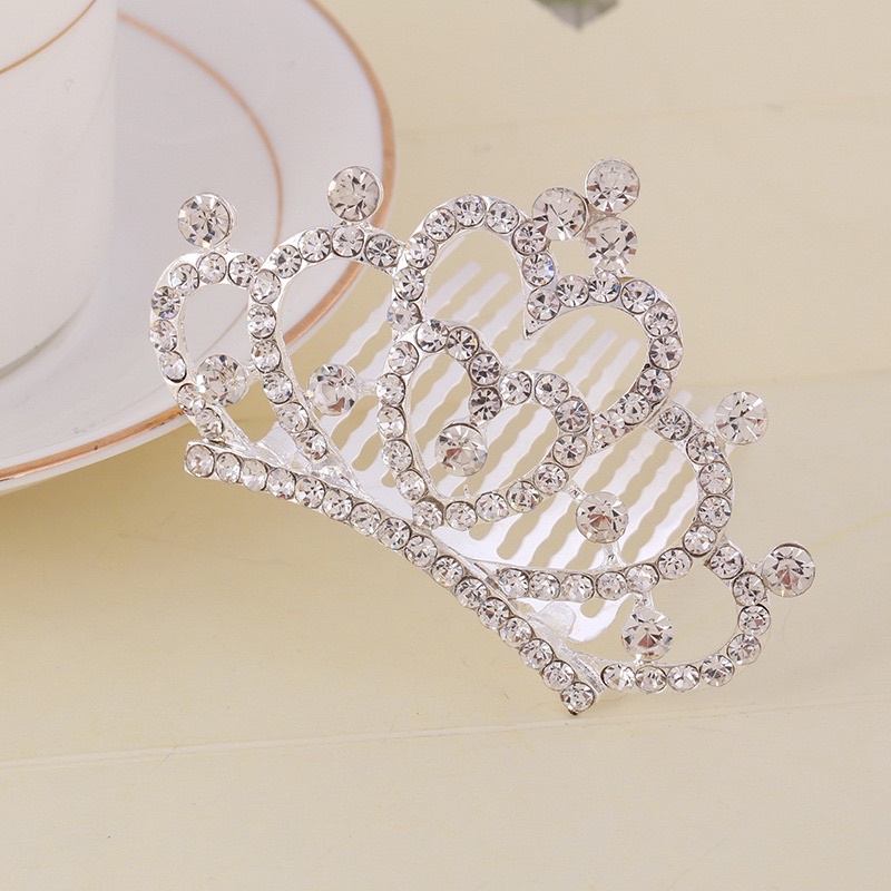 Vương Miện Cho Bé, vương miện cài tóc, đính đá lấp lánh siêu đáng yêu cho bé gái