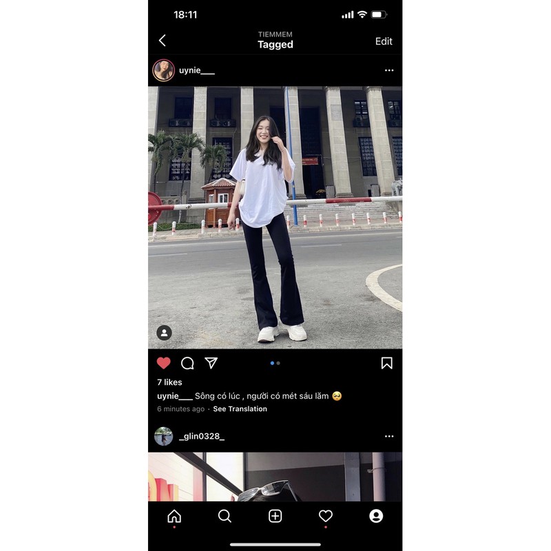 SP000984 Quần Ống Loe Flare Pant (Black)- Tiệm Mềm Croptop