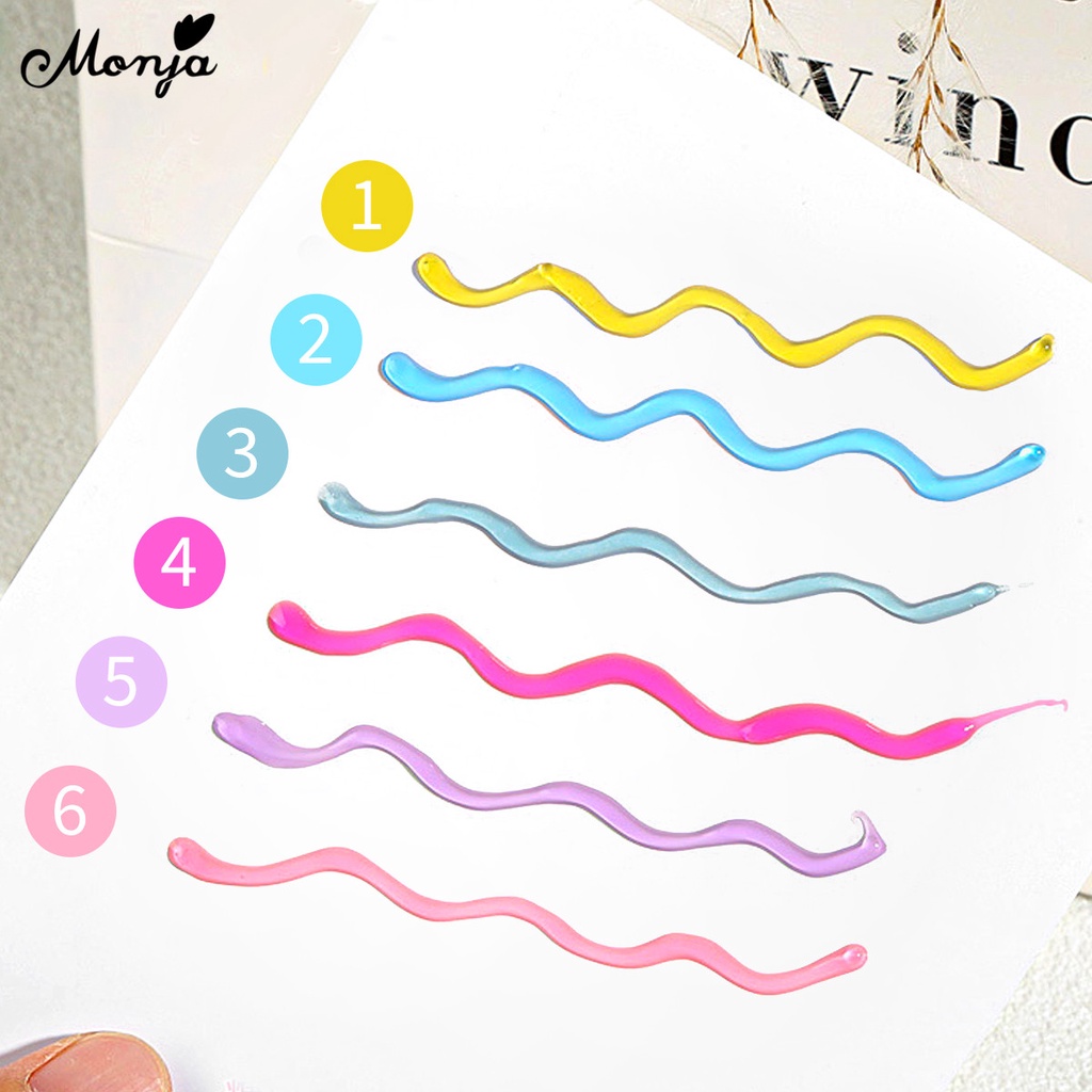 Gel Sơn Móng Tay Monja 15g UV 3D Không Cồn Dùng Trang Trí DIY