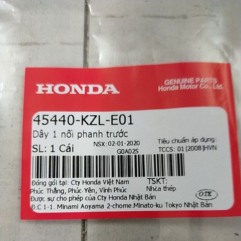 Dây cáp thắng (CBS) Honda Vision đời đầu