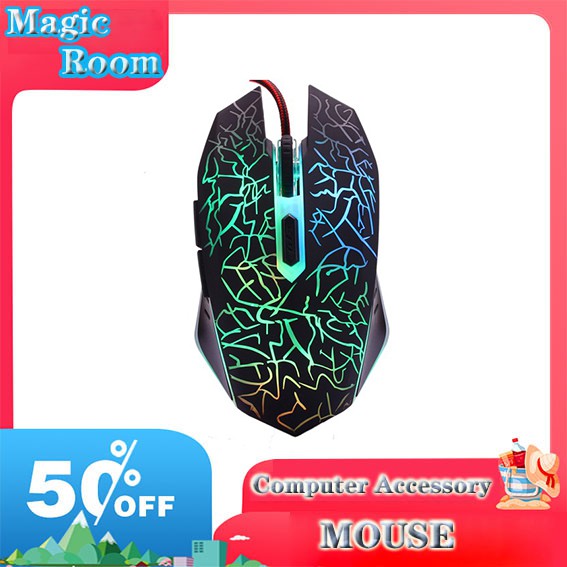 Chuột quang Gaming có dây với 6 nút bấm , 2400DPI | BigBuy360 - bigbuy360.vn