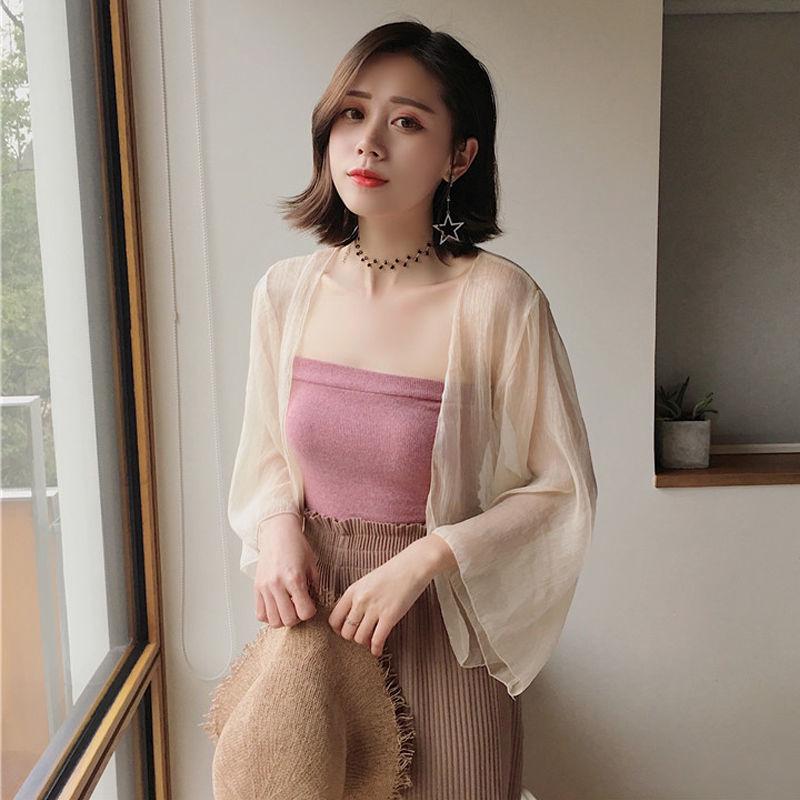 👗👗Áo Khoác Voan Chống Nắng Phong Cách Hàn Quốc Cho Nữ