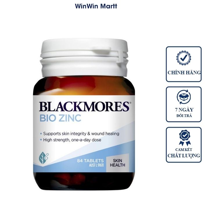 Viên Uống Bổ Sung Chất Kẽm Blackmores Bio Zinc Của Úc