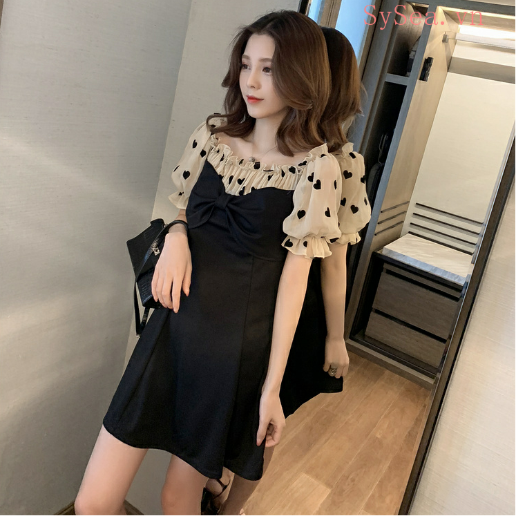 Đầm Chữ A Trễ Vai Phong Cách Hàn Quốc Dành Cho Nữ | BigBuy360 - bigbuy360.vn
