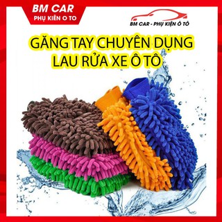 Găng Tay Rửa Xe Ô Tô Chuyên Dụng, Siêu Thấm Hút, Sạch Mọi Chi Tiết