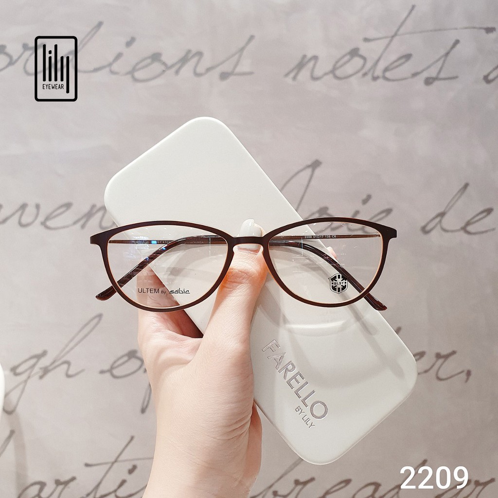 Gọng kính mắt mèo cao cấp Lilyeyewear thời trang chất liệu Ultem 2209 | BigBuy360 - bigbuy360.vn