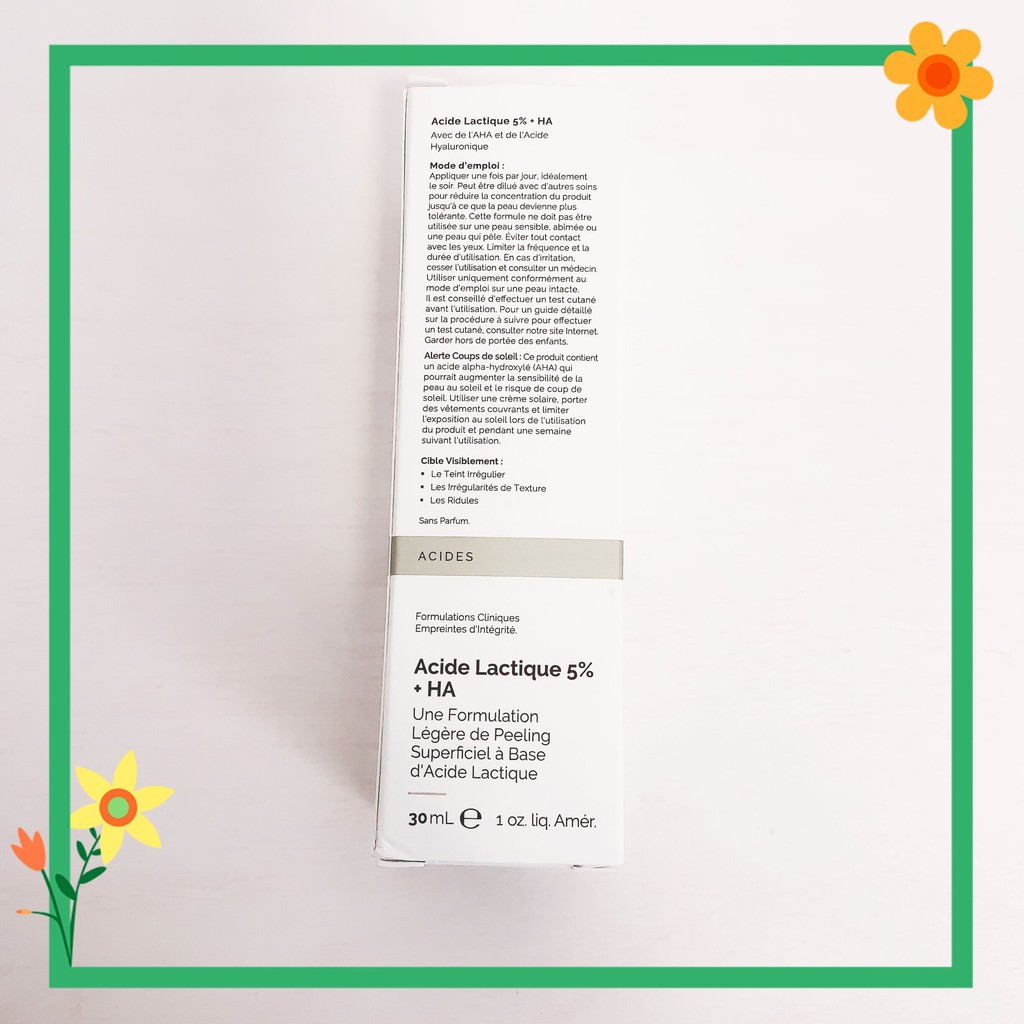 Tinh Chất Axit Lactic 5% + HA 30ml The Ordinary