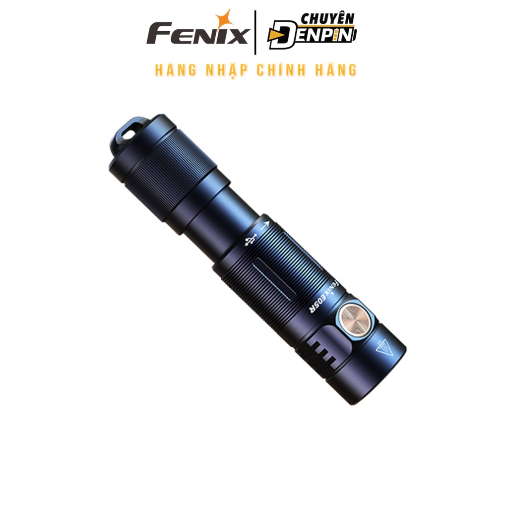 Đèn Pin Mini Siêu sáng Fenix E05R có độ sáng lên đến 400 Lumens và chiếu xa 64m, thời lượng chiếu sáng tối đa 34 giờ.