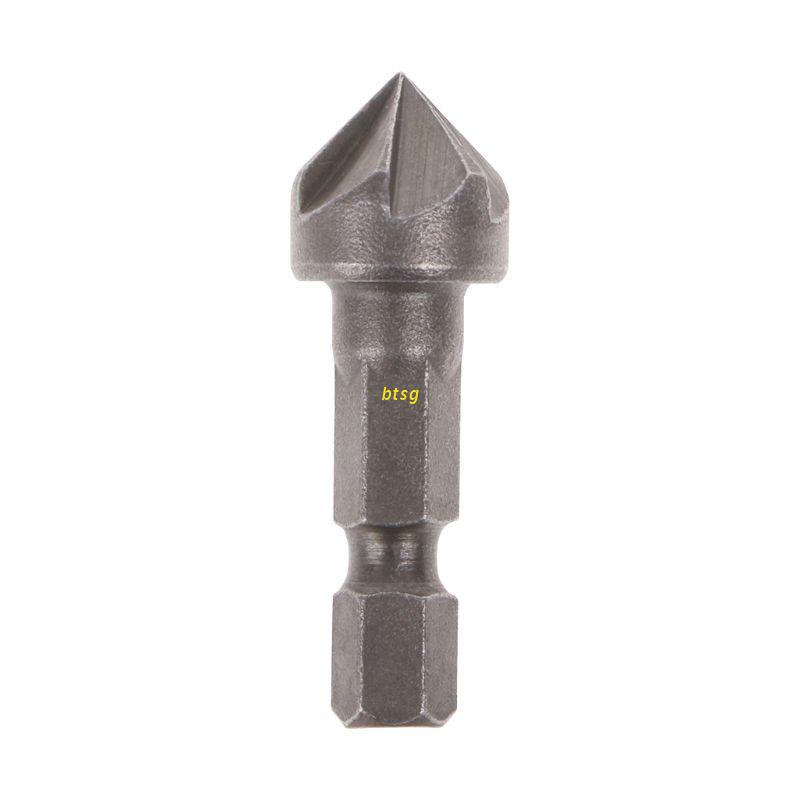 Set 6 mũi khoan khoét gỗ vát cạnh góc 90 độ gia công gỗ