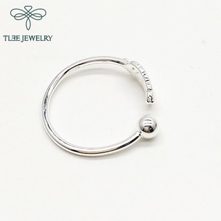 Nhẫn bạc nữ Tlee nhẫn lông vũ basic cá tính TLEE JEWELRY A0287