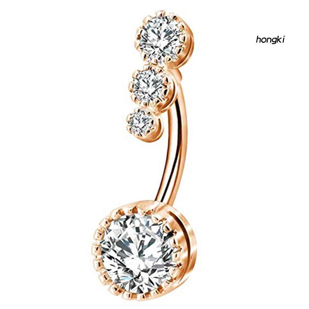 Khuyên rốn đính đá thời trang cho nữ