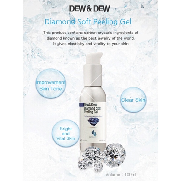 Gel Tẩy Tế Bào Da Chết DEW & DEW DIAMOND PEELING GEL