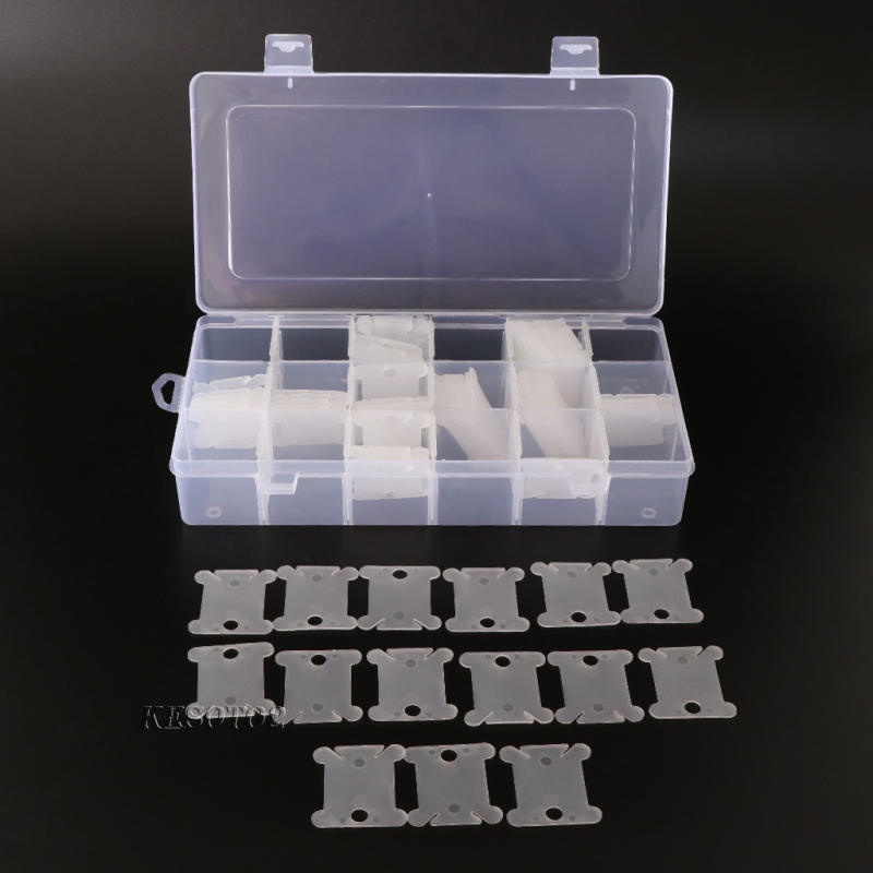 Hộp Nhựa Đựng Chỉ Thêu Kèm 120 Cuộn Chỉ Thêu Kesoto2
