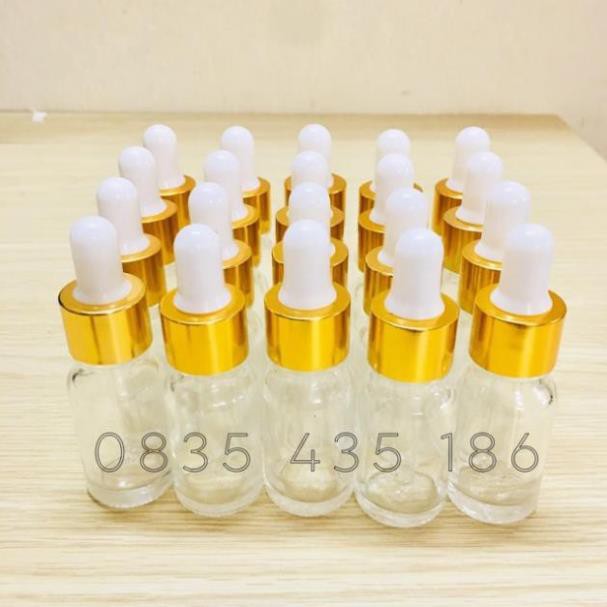 Chai thuỷ tinh nhỏ giọt 10ml-Chai serum 10cm-Lọ thuỷ tinh 10ml