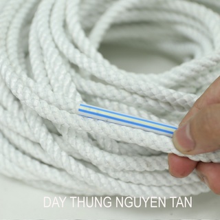 Dây thừng trắng 8ly công nghiệp dùng để trang trí