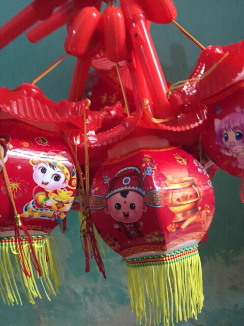 Lồng Đèn Trung Thu  Đình 1 Mái Có Nhạc Đèn