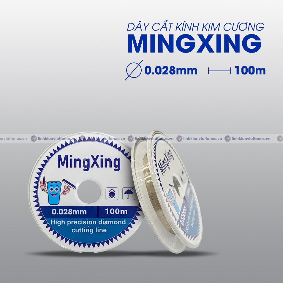 Dây cắt kính MingXing 100m đủ cỡ 0.028, 0.04, 0.05